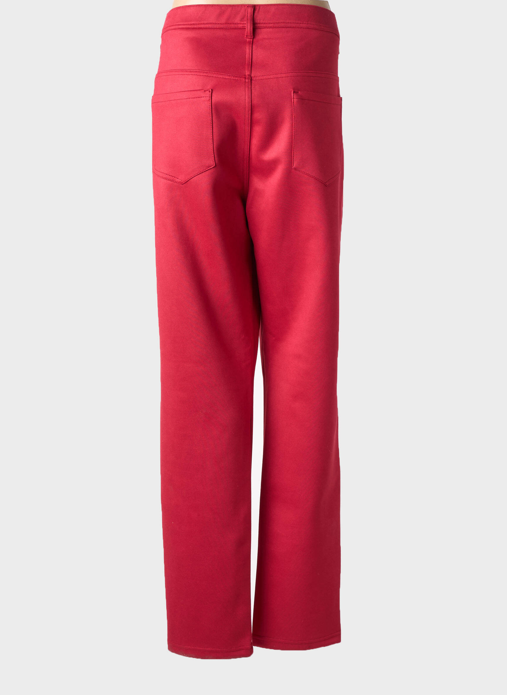Pantalon slim stretch taille normale rouge S.QUISE femme