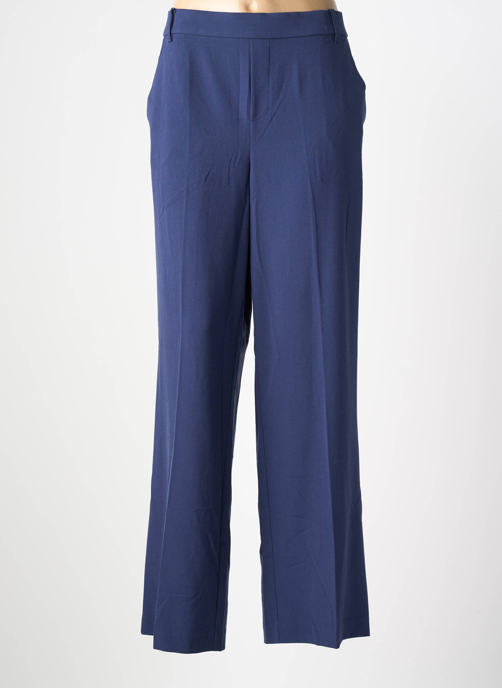 Pantalon slim taille élastique taille normale bleu CISO femme