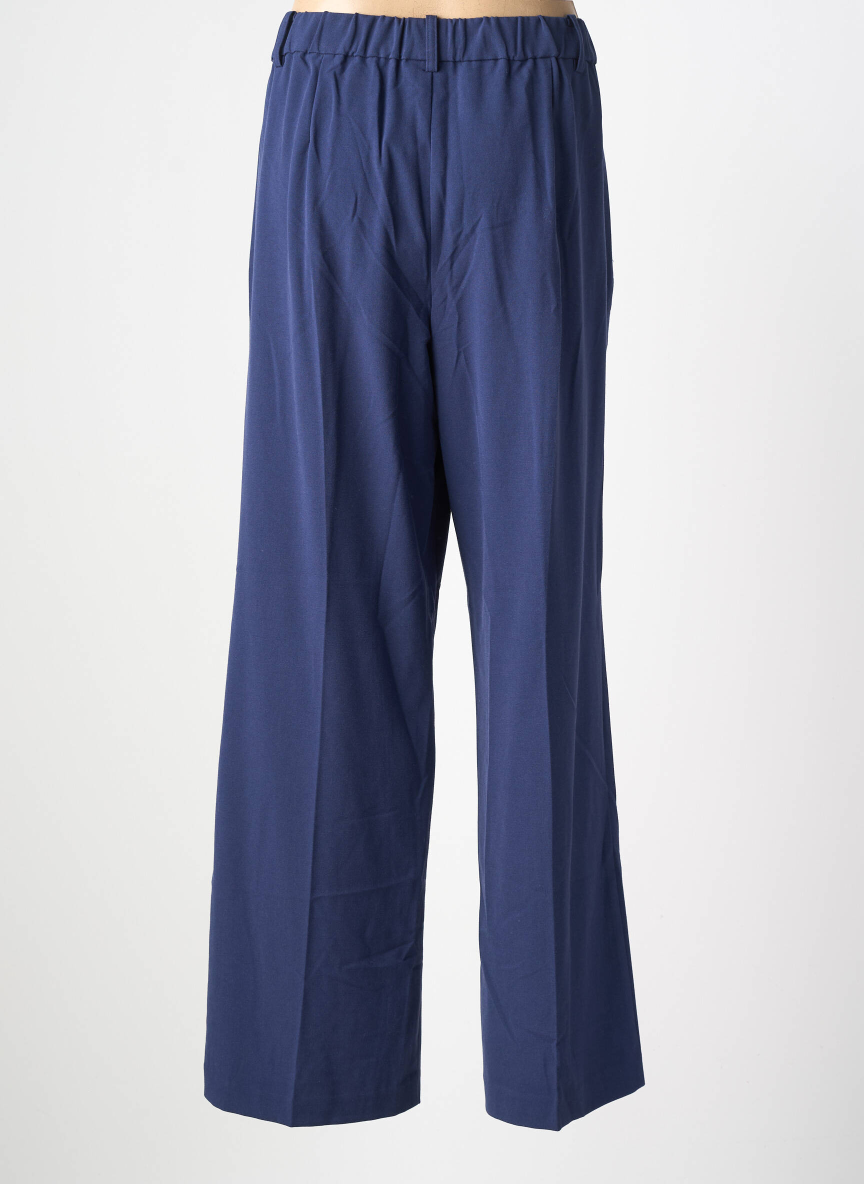 Pantalon slim taille élastique taille normale bleu CISO femme