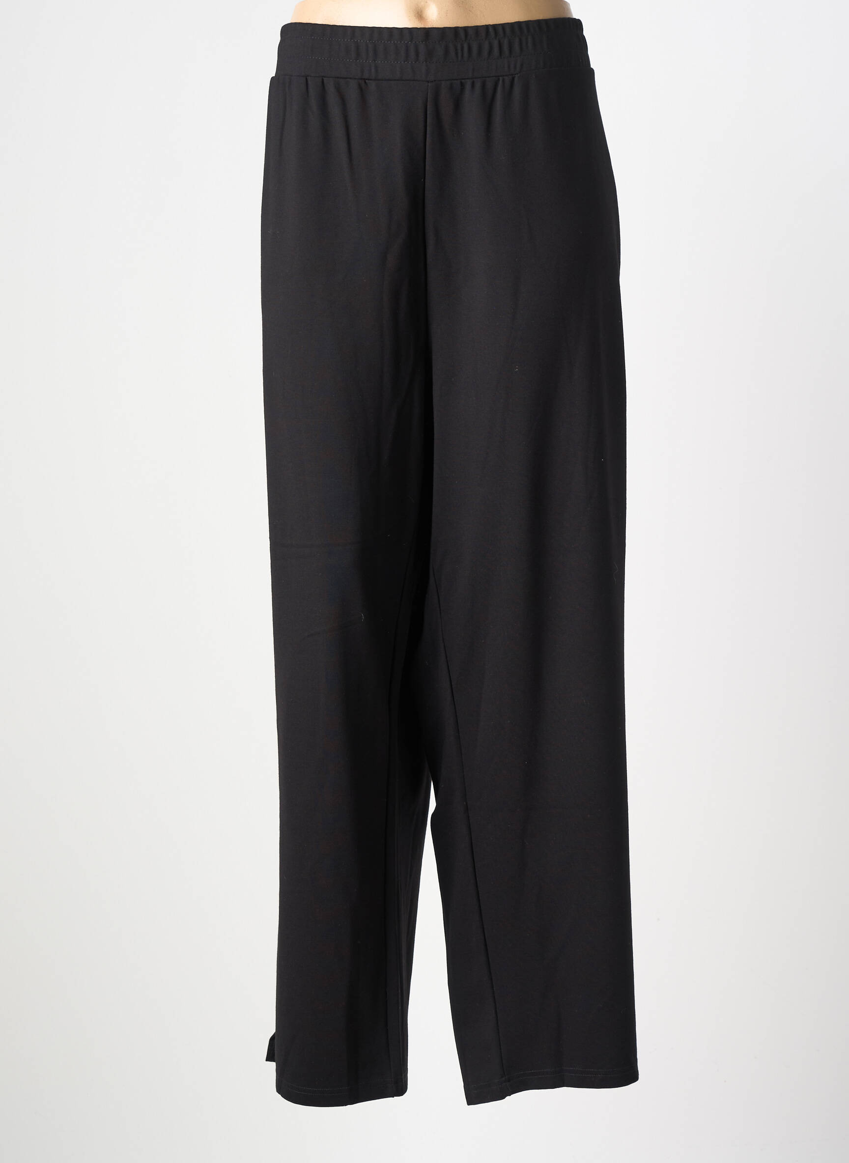 Pantalon droit stretch taille normale noir CISO femme