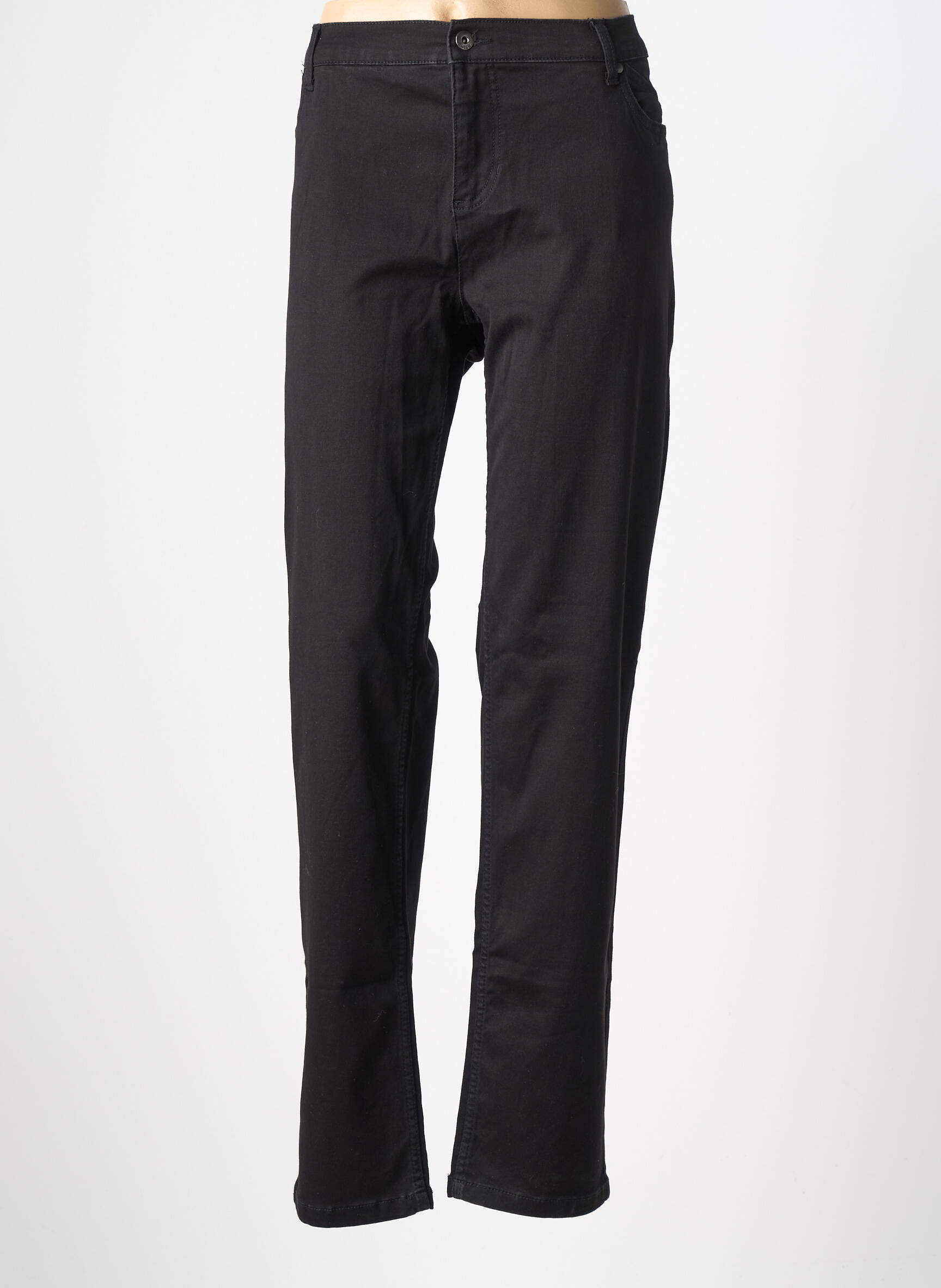 Jeans coupe slim stretch taille normale noir JENSEN femme