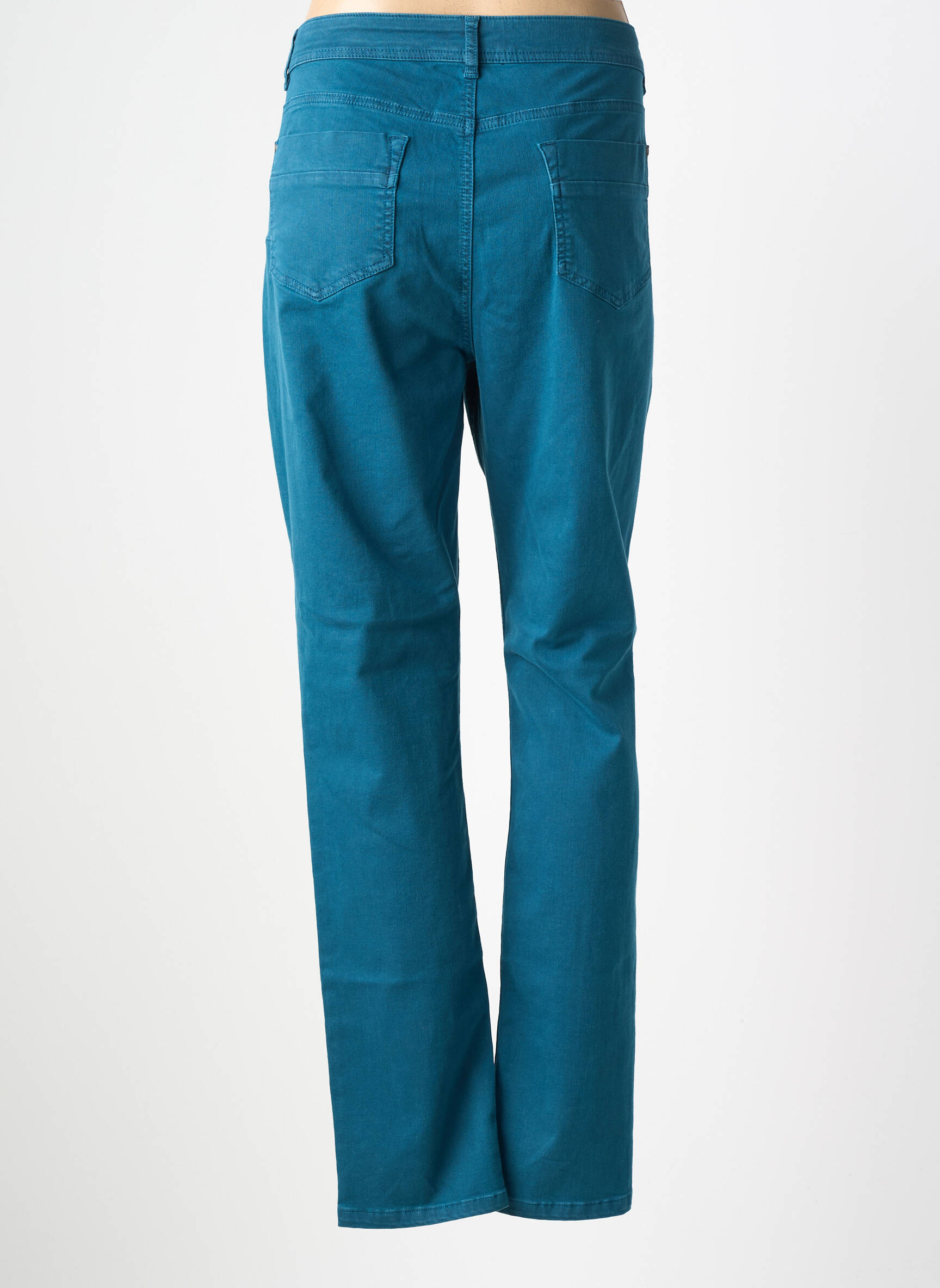 Jeans coupe slim stretch taille normale bleu JENSEN femme