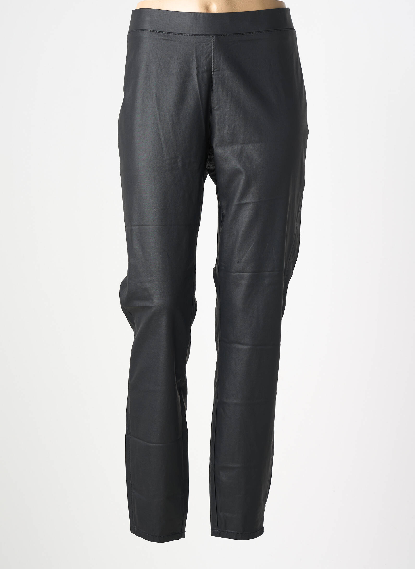 Legging effet matière satinée taille haute noir CISO femme