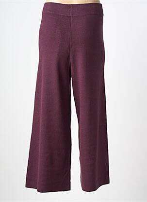 Pantalon 7/8 stretch taille normale violet MAT. femme