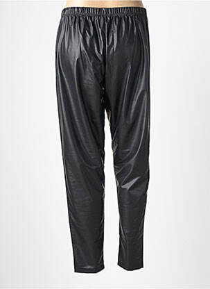 Legging effet matière satinée taille normale noir SOPHIA CURVY femme