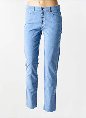 Pantalon slim stretch taille normale bleu COUTURIST femme