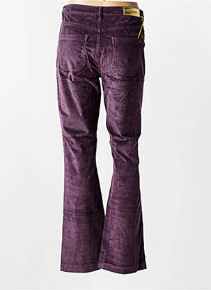 Pantalon flare stretch taille normale violet COUTURIST femme