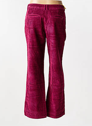 Pantalon droit stretch taille normale rose COUTURIST femme