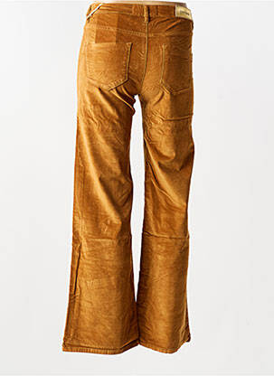 Pantalon flare stretch taille normale jaune COUTURIST femme