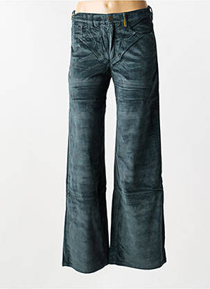 Pantalon flare stretch taille normale vert COUTURIST femme