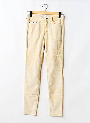 Pantalon slim stretch taille normale beige COUTURIST femme