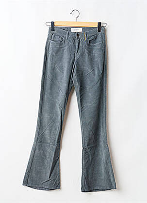 Pantalon flare stretch taille normale gris COUTURIST femme