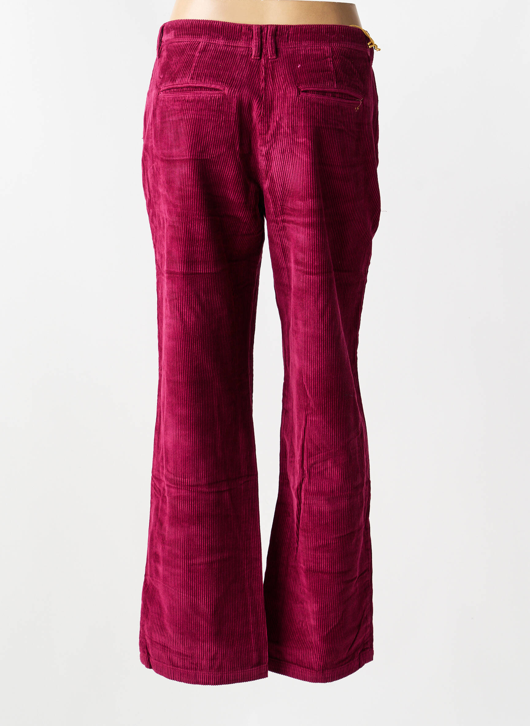 Pantalon droit stretch taille normale rose COUTURIST femme