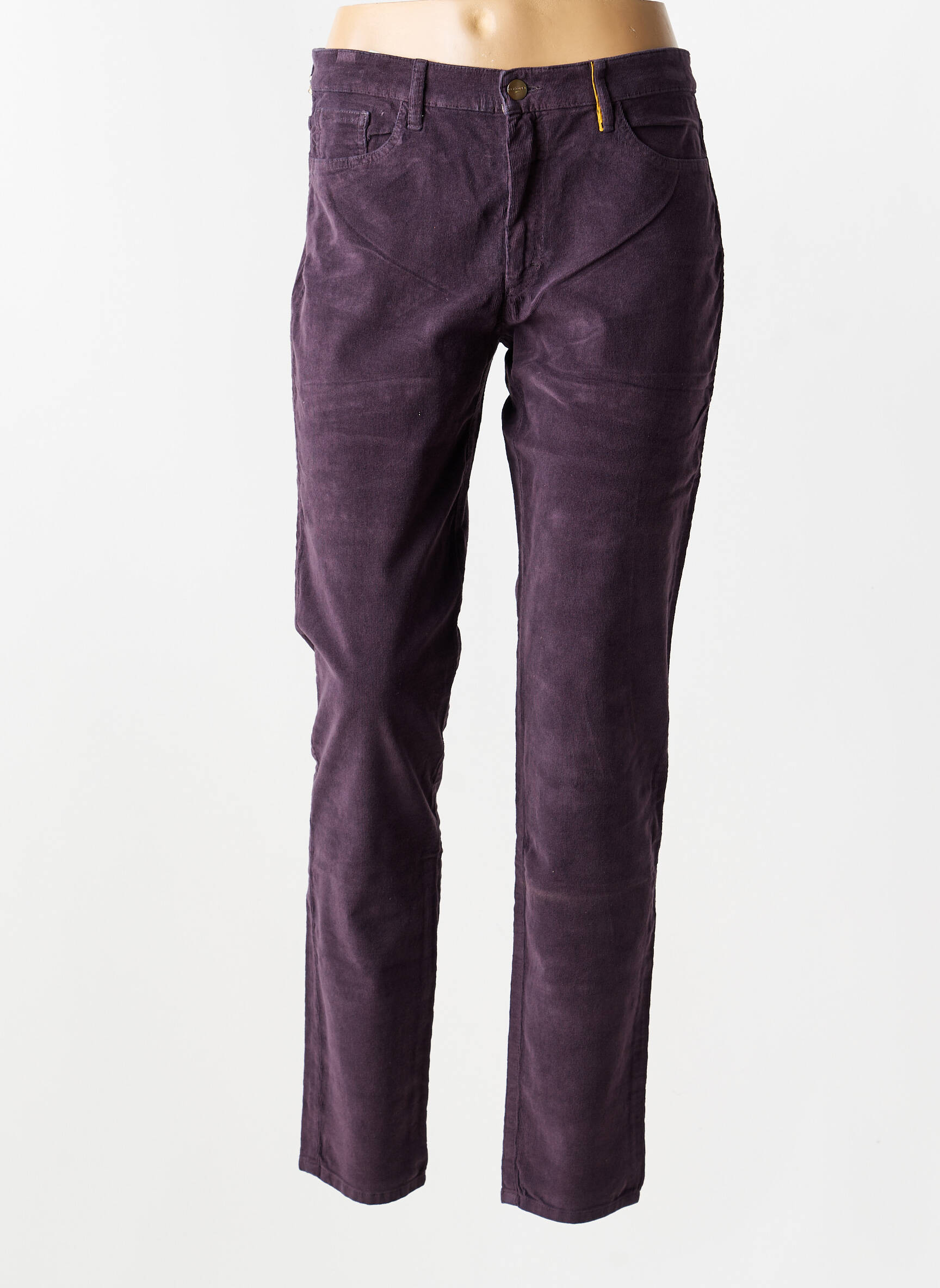 Pantalon slim stretch taille normale violet COUTURIST femme