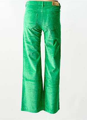 Pantalon flare stretch taille normale vert COUTURIST femme