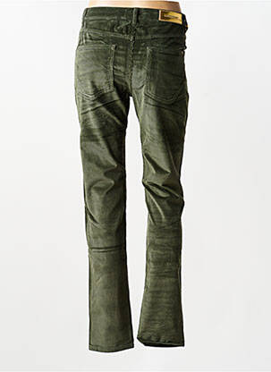 Pantalon slim stretch taille haute vert COUTURIST femme