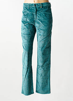 Pantalon slim stretch taille haute bleu COUTURIST femme