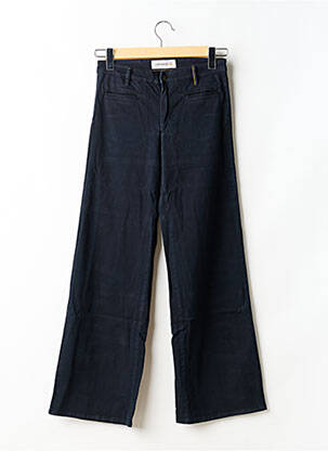 Pantalon flare taille haute taille haute bleu COUTURIST femme