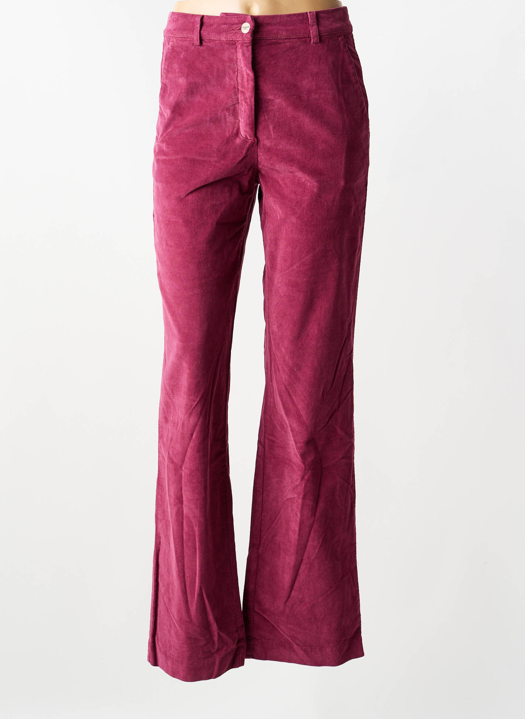 Pantalon flare stretch taille normale violet COUTURIST femme