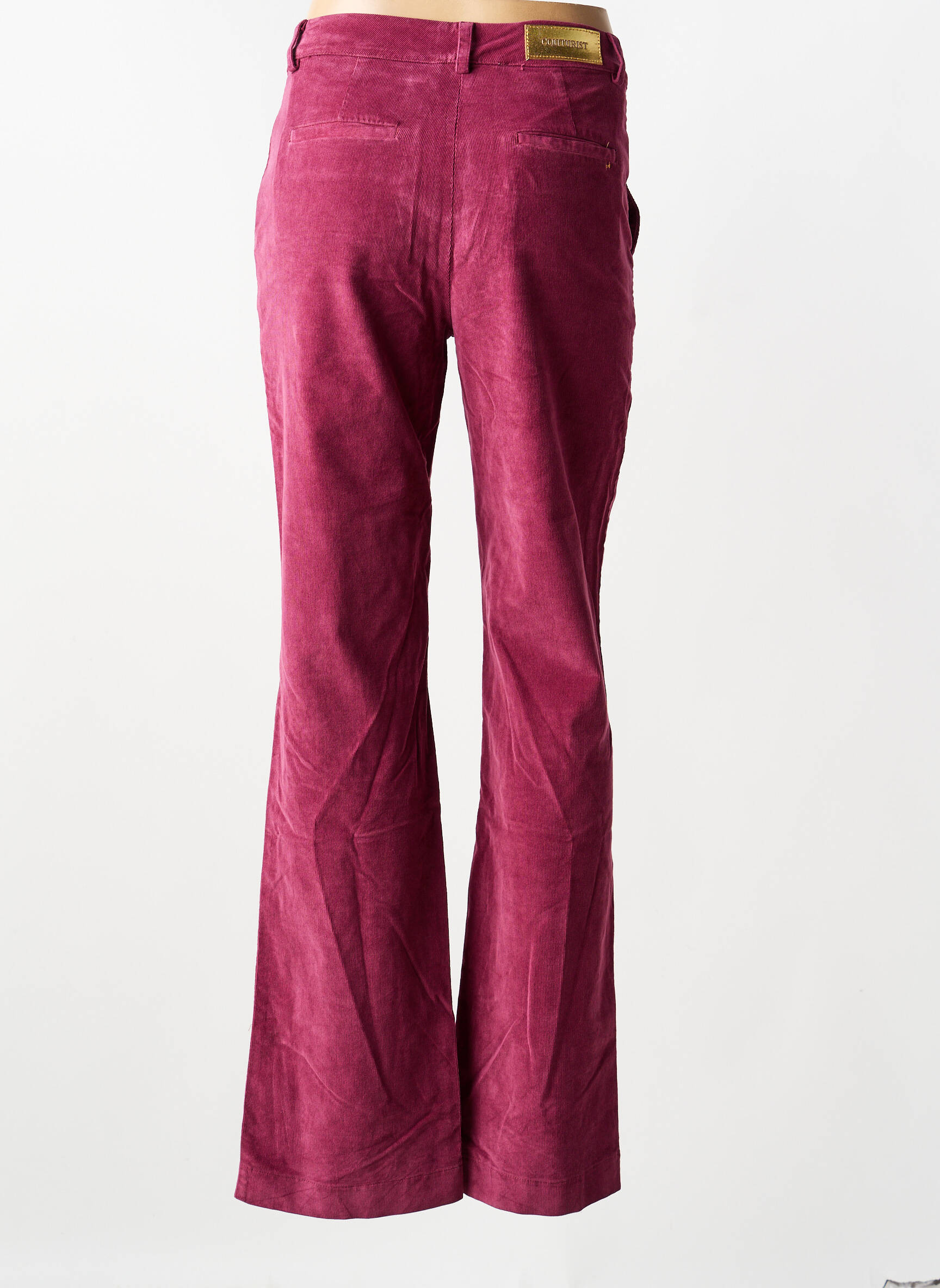 Pantalon flare stretch taille normale violet COUTURIST femme