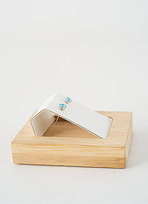 Boucles d’oreilles fermeture boucle(s) bleu TATA GISELE femme