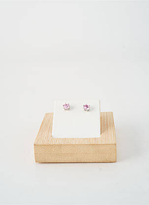 Boucles d’oreilles rose TATA GISELE femme