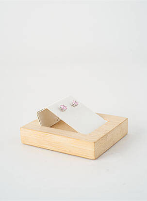 Boucles d’oreilles fermeture boucle(s) rose TATA GISELE femme
