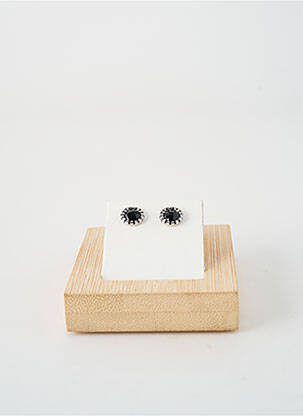 Boucles d’oreilles noir TATA GISELE femme