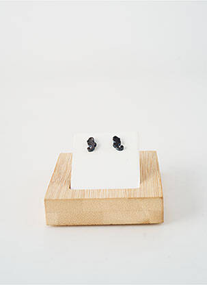 Boucles d’oreilles noir TATA GISELE fille