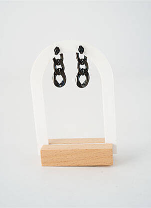 Boucles d’oreilles fermeture boucle(s) noir TATA GISELE femme