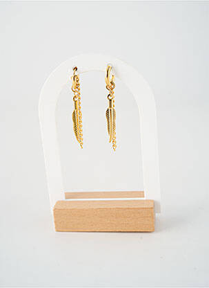 Boucles d’oreilles fermeture fermoir créole or TATA GISELE femme