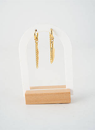 Boucles d’oreilles fermeture fermoir créole or TATA GISELE femme