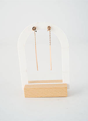 Boucles d’oreilles fermeture boucle(s) rose TATA GISELE femme
