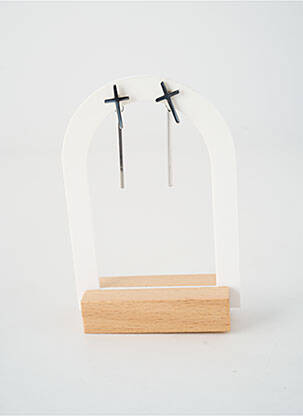 Boucles d’oreilles argent TATA GISELE femme