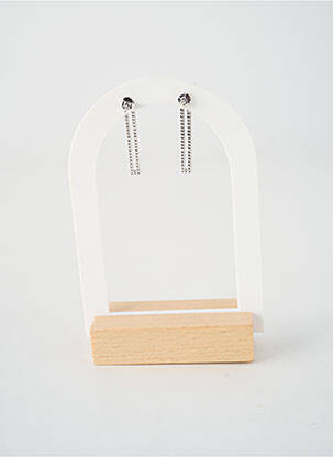 Boucles d’oreilles fermeture boucle(s) argent TATA GISELE femme