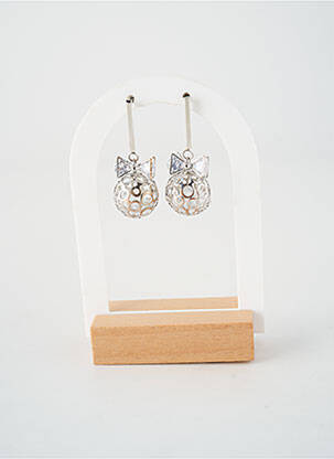 Boucles d’oreilles argent TATA GISELE femme