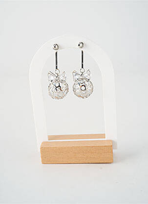 Boucles d’oreilles fermeture boucle(s) argent TATA GISELE femme