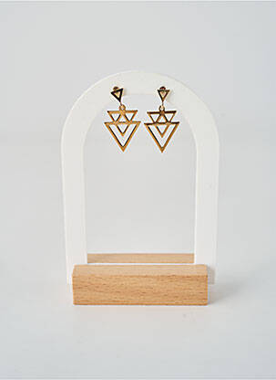 Boucles d’oreilles matériaux plaqué or or TATA GISELE femme