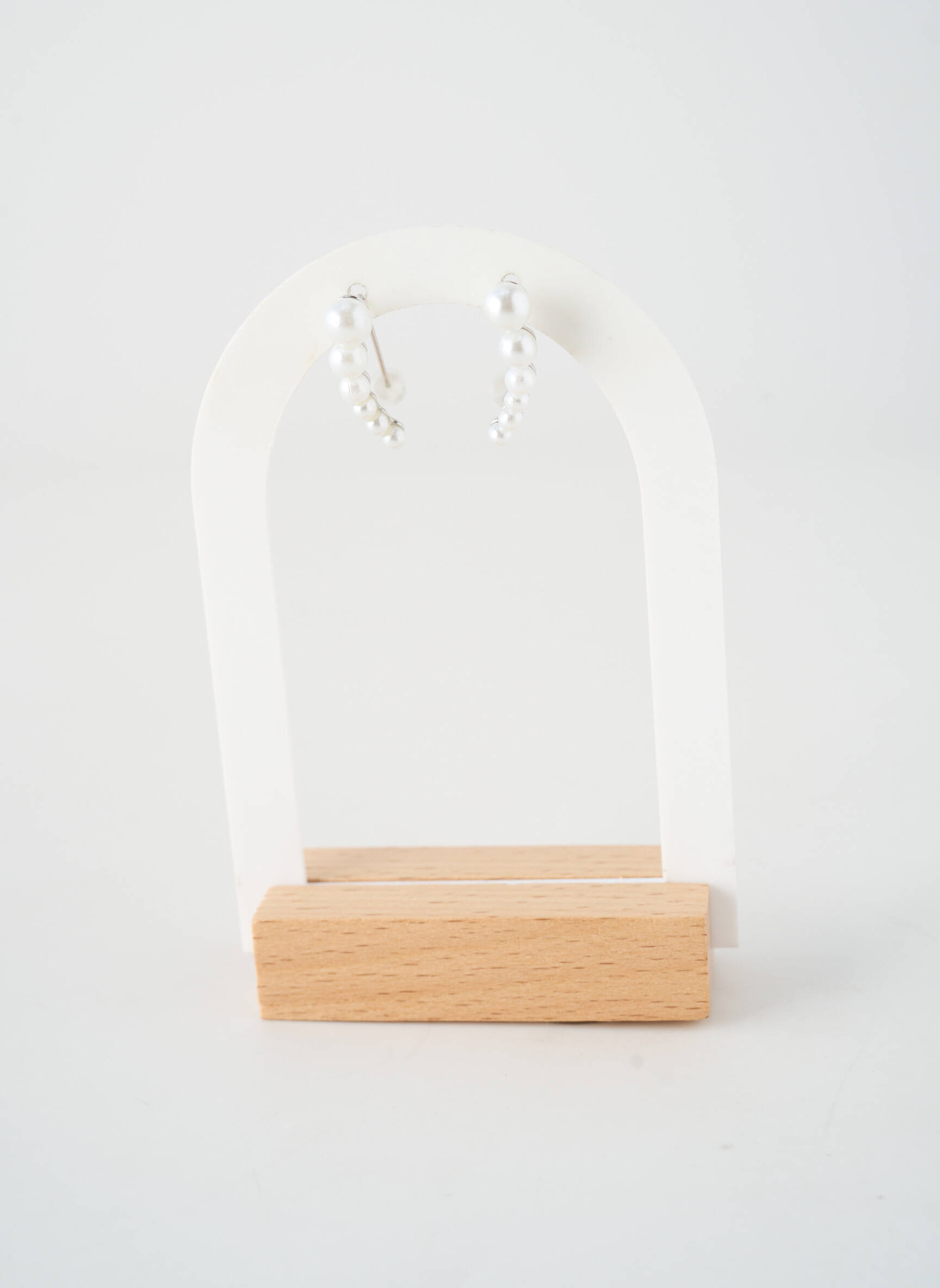 Boucles d’oreilles blanc TATA GISELE femme