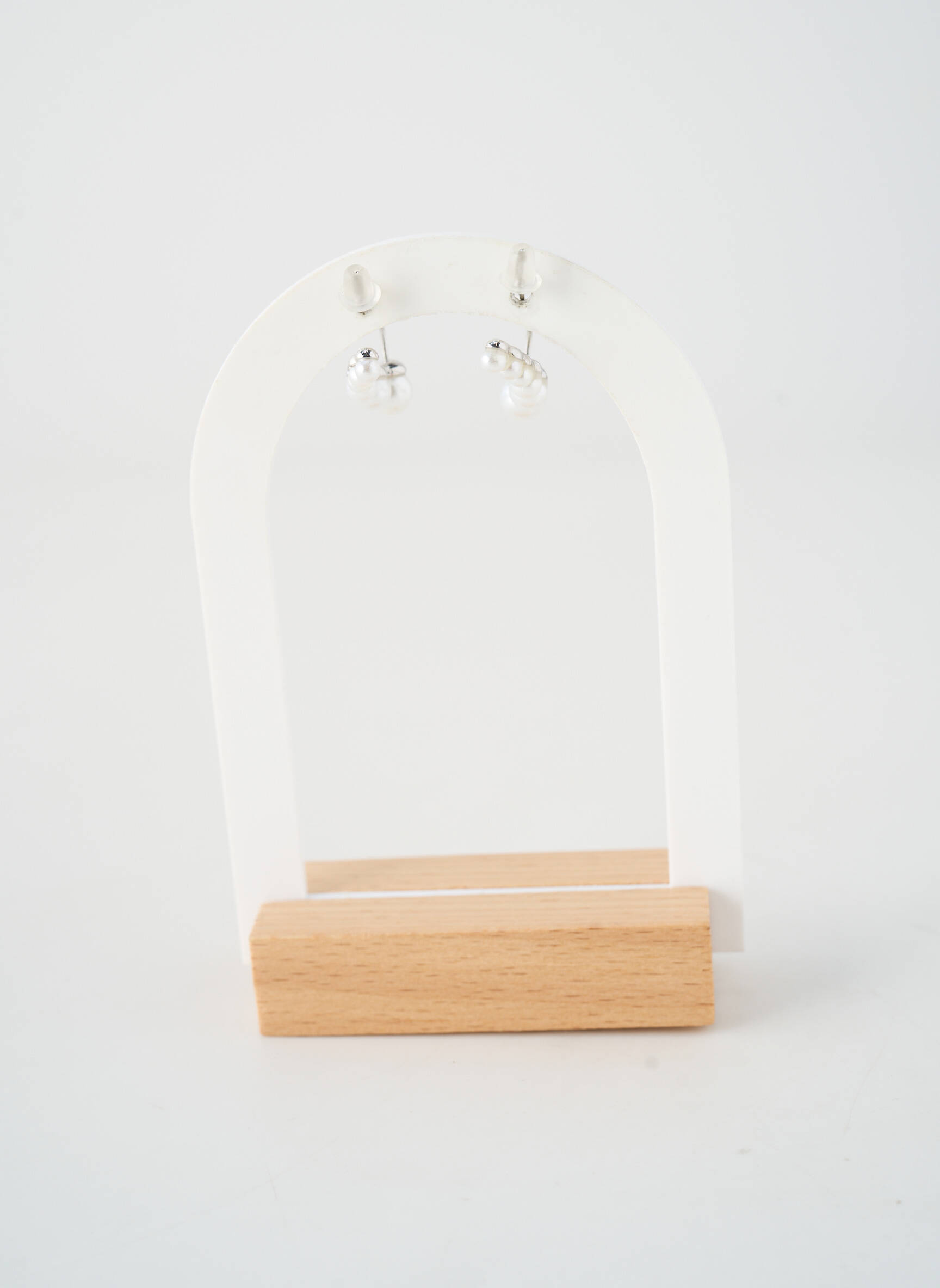 Boucles d’oreilles blanc TATA GISELE femme