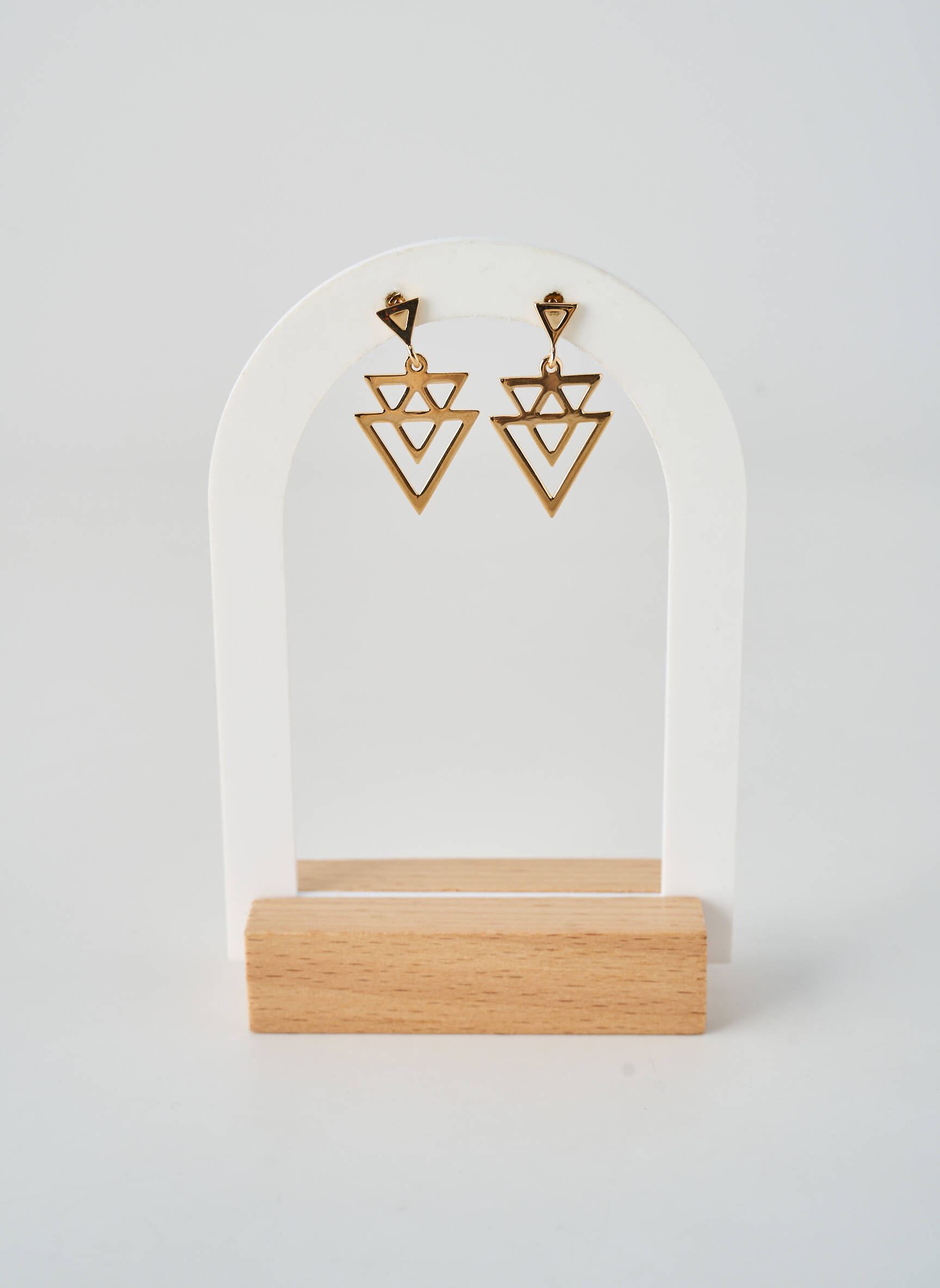 Boucles d’oreilles matériaux plaqué or or TATA GISELE femme