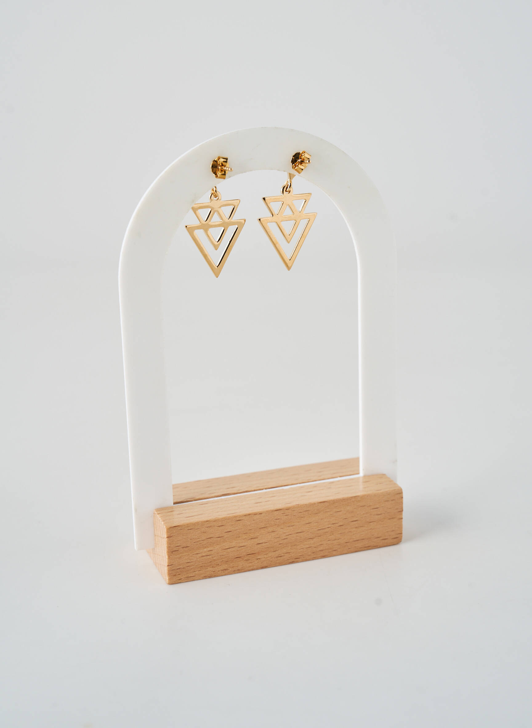Boucles d’oreilles matériaux plaqué or or TATA GISELE femme