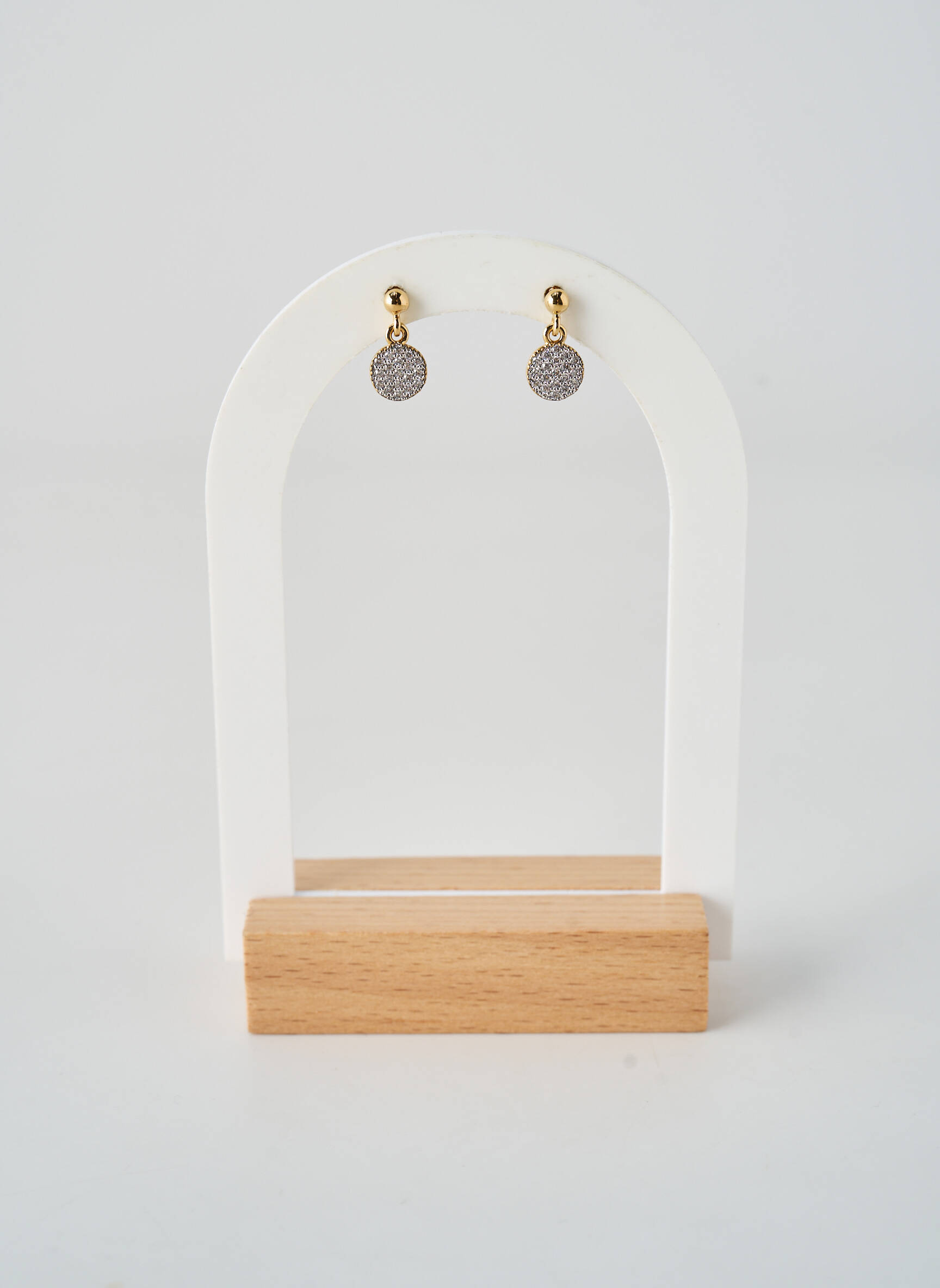 Boucles d’oreilles matériaux plaqué or or TATA GISELE femme