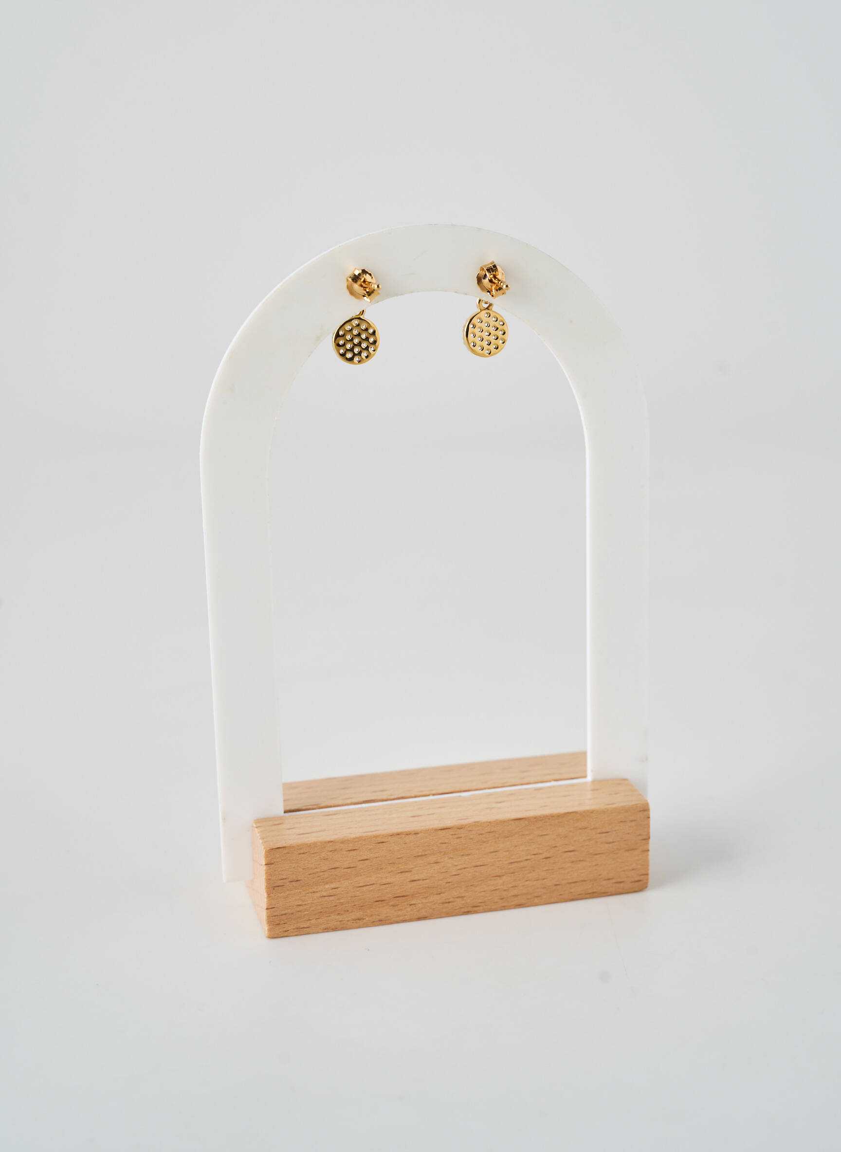 Boucles d’oreilles matériaux plaqué or or TATA GISELE femme