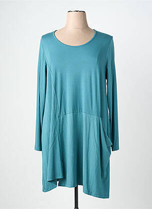 Tunique manches longues col rond bleu G!OZE femme