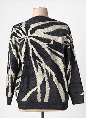 Pull coupe droite manches longues noir GREGORY PAT femme