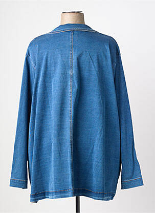 Veste casual coupe droite bleu CISO femme