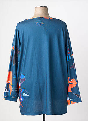 Pull stretch manches longues bleu MERI & ESCA femme