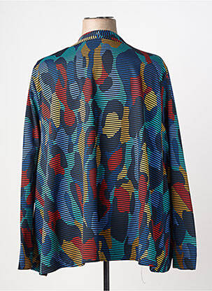 Veste casual coupe droite bleu ALEMBIKA femme
