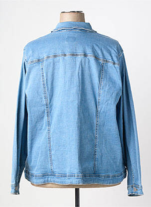 Veste casual poignets boutonnés avec fente bleu CISO femme